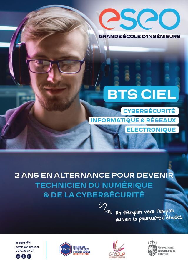 BTS CIEL ALTERNANCE ESEO DIJON