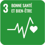 Logo Objectif Développement Durable numéro 3 couleur verte, bonne santé et bien-être