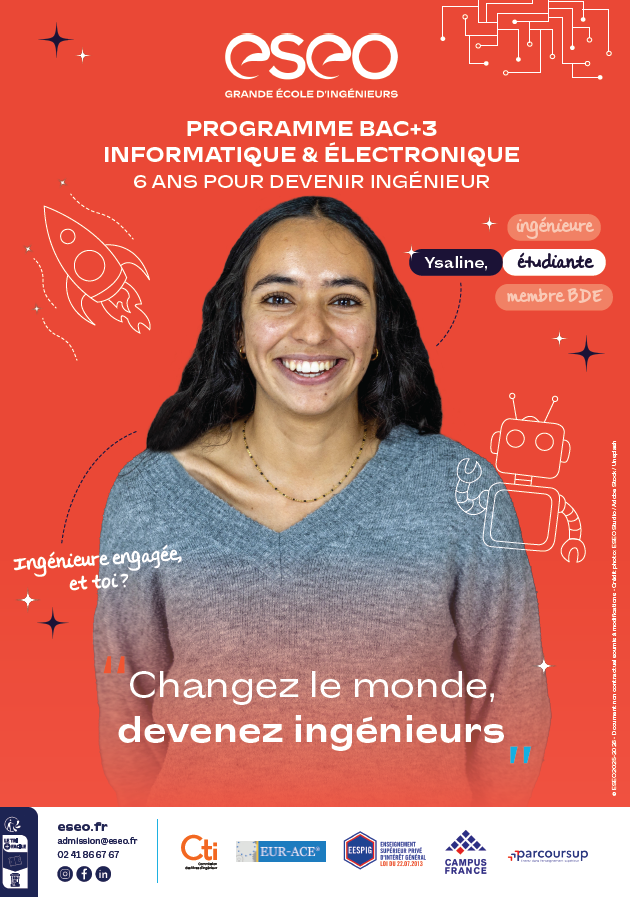 Programme Bac+3 – Parcours Ingénieur