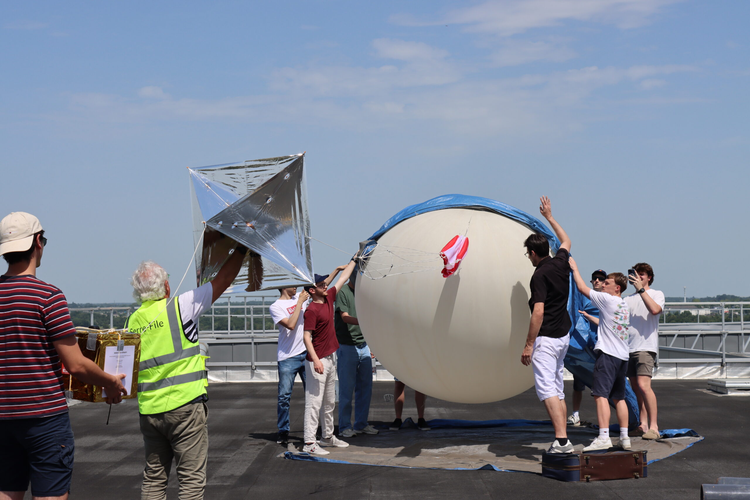 Le club Curiosity de l&rsquo;ESEO réussit le lancement de son ballon-sonde